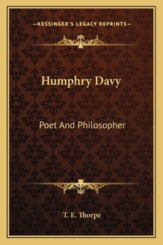 Paperback Humphry Davy: Poet And Philosopher Book