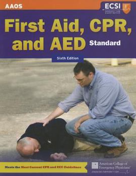 Paperback Standard First Aid, Cpr, and AED Book