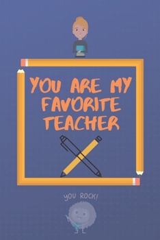 You are my favorite teacher: Gift, appreciation, thank you note for italian teacher