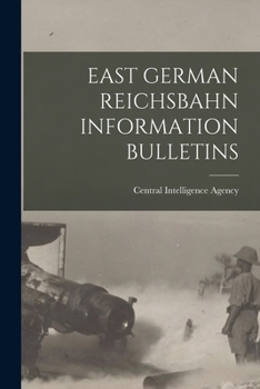 Paperback East German Reichsbahn Information Bulletins Book