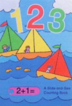 Hardcover 123 Slide & See Book