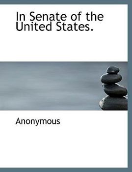 Paperback In Senate of the United States. Book