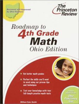 Paperback Roadmap to 4th Grade Math, Ohio Edition (State Test Preparation Guides) Book