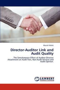 Paperback Director-Auditor Link and Audit Quality Book