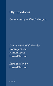 Leather Bound Olympiodorus Commentary on Plato's Gorgias Book