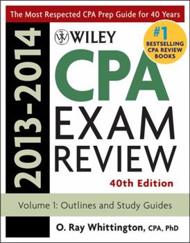 Paperback Wiley CPA Exam Review: Outlines and Study Guides, Volume 1 Book