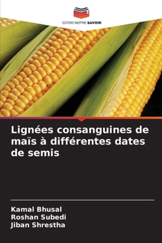 Paperback Lignées consanguines de maïs à différentes dates de semis [French] Book