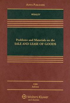 Hardcover Problems and Materials on the Sale and Lease of Goods Book