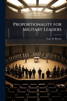 Paperback Proportionality for Military Leaders Book