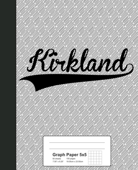 Paperback Graph Paper 5x5: KIRKLAND Notebook Book