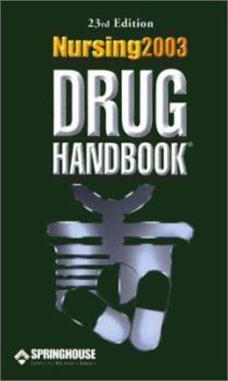 Paperback Nursing2003 Drug Handbook [With Ndh2003 Plus!] Book