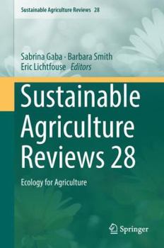 Hardcover Sustainable Agriculture Reviews 28: Ecology for Agriculture Book