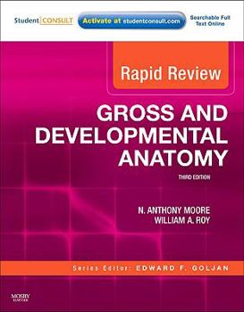 Paperback Rapid Review Gross and Developmental Anatomy: With Student Consult Online Access Book