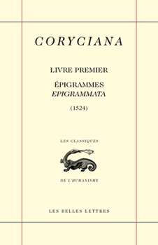 Paperback Coryciana. Livre Premier: Epigrammes / Epigrammata (1524) [French] Book