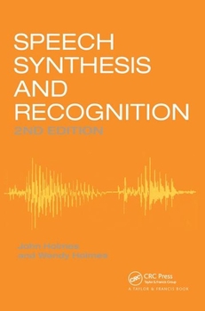 Paperback Speech Synthesis and Recognition Book