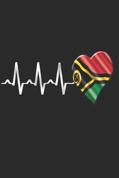 Paperback Vanuatu Notebook: Vanuatu Notebook - college book - diary - journal - booklet - memo - composition book - 120 sheets - Dot Grid paper 6x Book