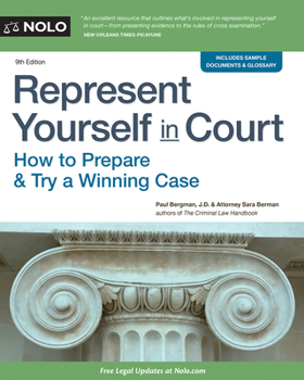 Paperback Represent Yourself in Court: How to Prepare & Try a Winning Case Book