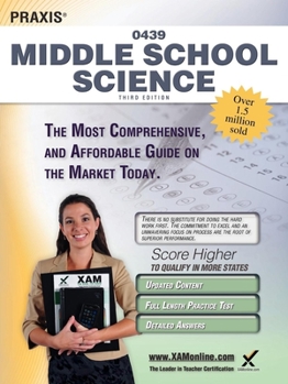 Paperback Praxis Middle School Science 0439 Teacher Certification Study Guide Test Prep Book