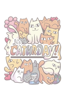 Paperback Caturdays Cat Notebook: Graph Paper Journal 6x9 - 120 Pages Book