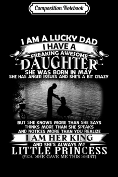 Composition Notebook: Freaking Awesome Daughter she was born in May  Journal/Notebook Blank Lined Ruled 6x9 100 Pages