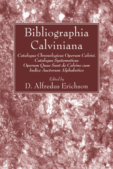 Paperback Bibliographia Calviniana Book