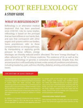 Paperback Foot Reflexology Book
