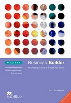 Spiral-bound Business Builder Tea Res Mod 4-6 Book