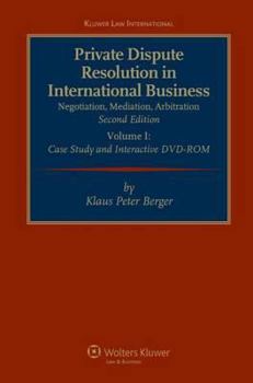 Hardcover Private Dispute Resolution in International Business 2 Volume Set Book