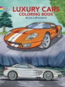 Paperback Luxury Cars Coloring Book
