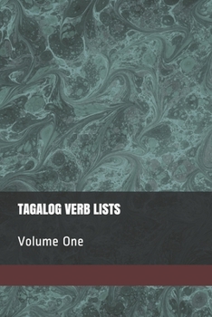 Paperback Tagalog Verb Lists - Vol. 1 Book