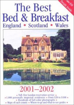 Paperback The Best Bed & Breakfast England, Scotland, Wales 2001-02 Book