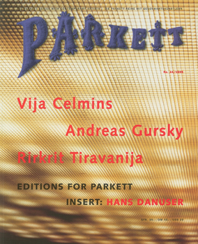 Paperback Parkett No. 44 Vija Celmins, Andreas Gurskey, Rirkrit Tiravanija Book