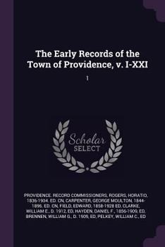 Paperback The Early Records of the Town of Providence, v. I-XXI: 1 Book