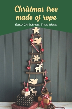 Paperback Christmas tree made of rope: Easy Christmas Tree Ideas: Black and White Book