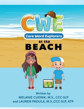 Paperback Core Word Explorers at the Beach [Large Print] Book