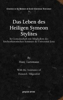 Hardcover Das Leben des Heiligen Symeon Stylites [Multiple Languages] Book