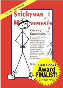 Spiral-bound Stickyman Movements Book