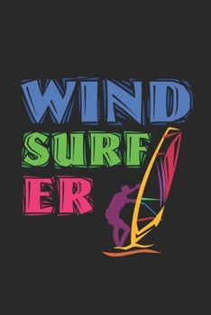 Wind surfer: 6x9 Windsurfing | grid | squared paper | notebook | notes