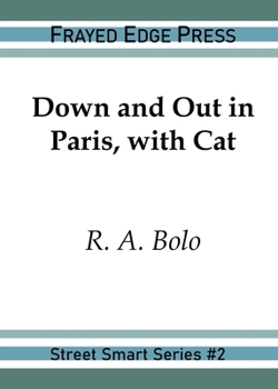 Paperback Down and Out in Paris, with Cat Book