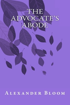 Paperback The Advocate's Abode Book