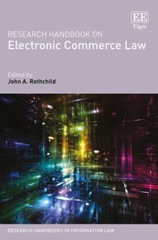 Hardcover Research Handbook on Electronic Commerce Law Book