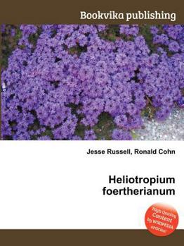 Paperback Heliotropium Foertherianum Book