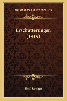 Paperback Erschutterungen (1919) [German] Book