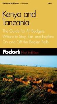 Paperback Fodor's Kenya and Tanzania, 1st Edition Book