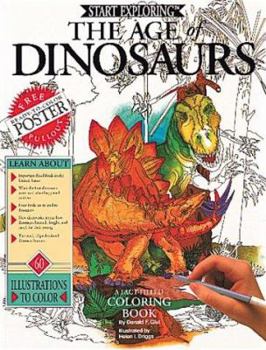 Paperback Age of Dinosaurs Coloring Book