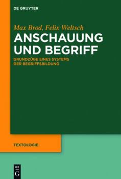 Hardcover Anschauung und Begriff [German] Book