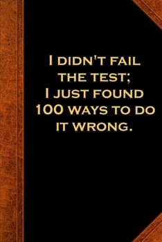 2020 Weekly Planner Ben Franklin Quote Fail Test Vintage Style  134 Pages: 2020 Planners Calendars Organizers Datebooks Appointment Books Agendas