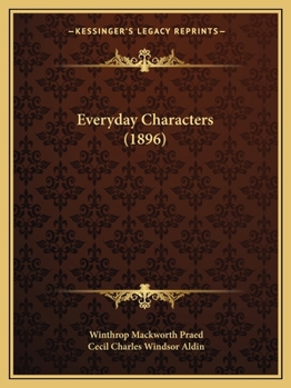 Paperback Everyday Characters (1896) Book