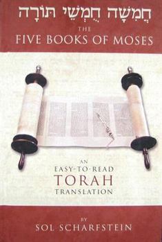 Hardcover The Torah--The Five Books of Moses: An Easy-To-Read Translation Book