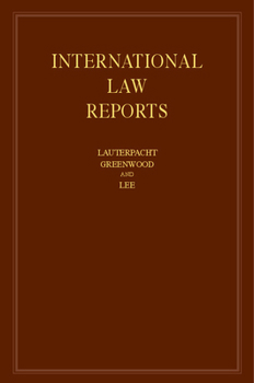 Hardcover International Law Reports: Volume 153 Book